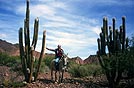 In Bolivia, a cavallo nei pressi di Tupiza