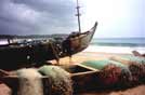 Ghana, sulla spiaggia, al villaggio di pescatori di Busua