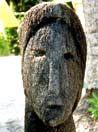 Isole Fiji, scultura di legno di palma, a nananu-i-ra