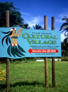 Cook Islands: cartellone del Cultural Village