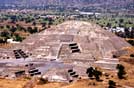 Messico, piramide della luna, a Teotihuacan