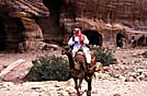 Giordania, cammelliere a Petra