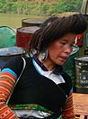 Vietnam. donna montagnard del nord, vicino a Bc Yn
