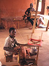 Benin, Africa,: tessitori, 2003'