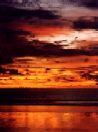 Indonesia tramonto sul mar della Sonda
